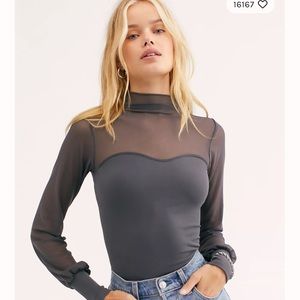 Free People Light Up Layering Top
